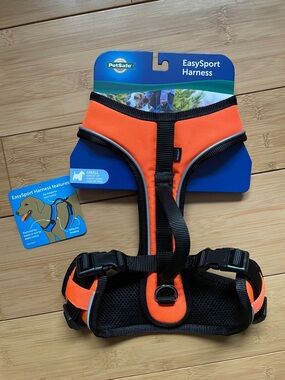 PetSafe EasySport Orange and Black Padded Dog Harness